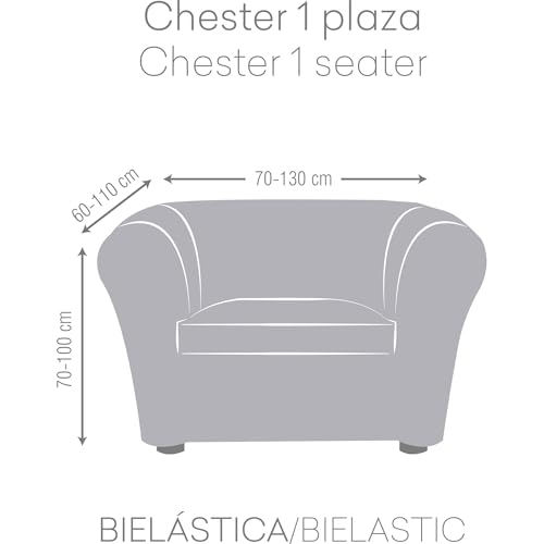 Housse de canapé bi-élastique haut de gamme ajustement maximal Chester - 5
