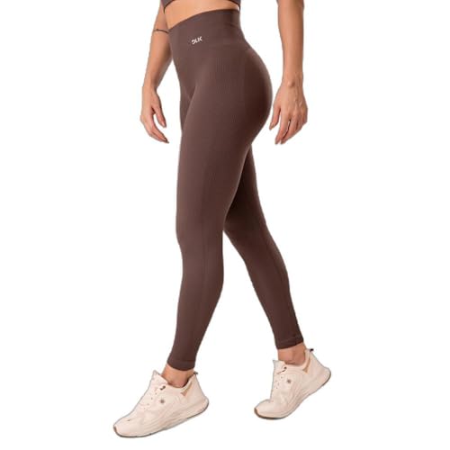 Legging Fitness Feminina Canelada Modela Bumbum Seamless+ Dlk (Marrom/M)