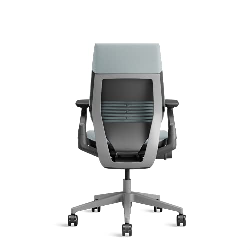 Image of Steelcase Gesture Ergonomic Office Chair with 360 Armrests and 3D Live Back Lumbar Support Storm Horizon 66 x 62.5 x 104 cm