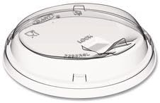 Prima Strawless Plastic Lids, Fits 12 oz to 26 oz Cold Cups, Clear, 100/Sleeve, 10 Sleeves/Carton