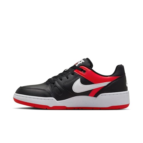Image of Nike Men Full Force Lo Black /White-University Red Basketball Shoes 6 UK