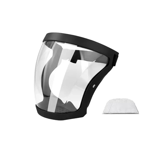 Hogvinnatil Couvre-visage de protection, casque antibuée haute définition, Capot de protection haute définition, Cagoule transparente intégrale avec bouchon de filtre respiratoire pour la fabrication