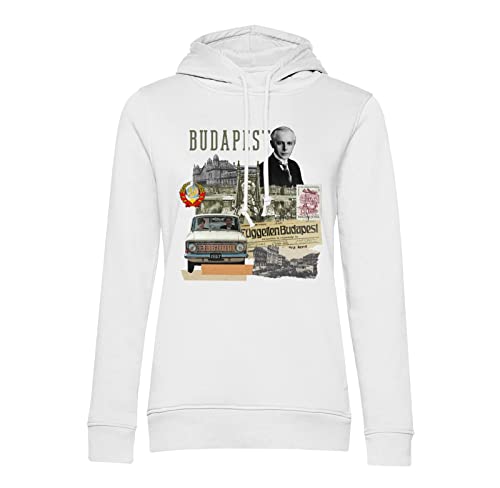 Sweat Budapest vintage look urbain idéal pour voyager en Hongrie décontracté