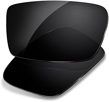 Dynamix Polarized Replacement Lenses for Oakley Gascan | Easy To Install | Fit Perfectly | Solid Black