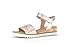 Produktbild Gabor Damen Keilsandalen, Frauen Sandalen,Moderate Mehrweite (G),offene schuhe,strandschuhe,keilsandaletten,muschel(Kork/crem),40 EU / 6.5 UK