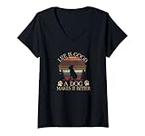 ¿Estás buscando la mejor camiseta con un mensaje encantador para personas que son dueños de perros o aman adoptar un perro? La camiseta Good Life es una idea de regalo perfecta para Navidad, una celebración de cumpleaños o cualquier otra ocasión de regalo para los amantes de los perros, criadores