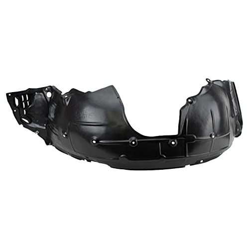 Image of TRQ Front Driver & Passenger Side Inner Fender Liner Set Compatible with 2017-2018 Honda Civic Sport 2019 Civic Sport Hatchback