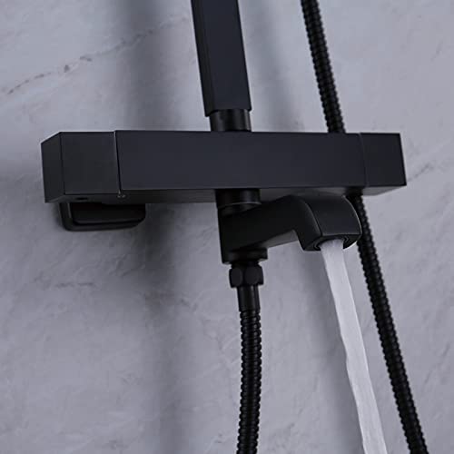 Robinet de douche thermostatique noir pour stopper les variations de température - 7