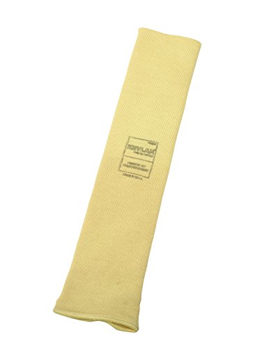 Honeywell KVS-2-14TH-3BT Kevlar Arm Protection Sleeve, Thumbhole, 3 Bar-Tack for Fingers, 14" (Pack of 100)