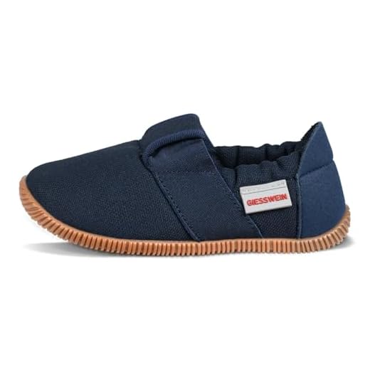 GIESSWEIN Söll - Slim Fit, Flache Hausschuhe Unisex Kinder, Dk.blau 548, 26 EU