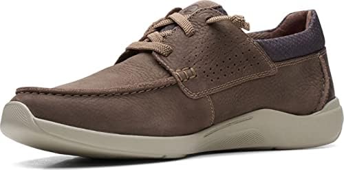 Clarks Gorwin Moc Sneaker, Brown Nubuck, 8 Medium | Image 2