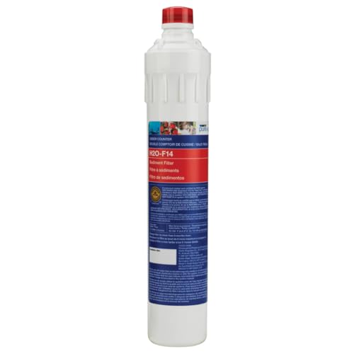Watts Premier H2O-F14 Pure H2O 5-Micron Sediment Water Filter Replacement for H2O-DWCB200 and H2O-DWUF300 Under Counter Water Filtration Systems, Push Button Design