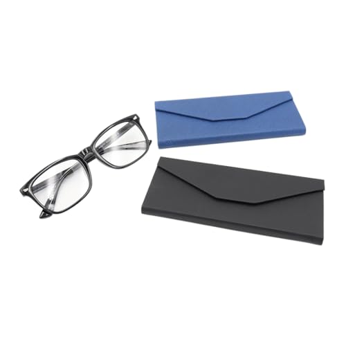 Image of Real Sic Glasses Case for Men and Women - Magnetic Folding Hard Shell Sunglass Holder - Inspired by Solid Color