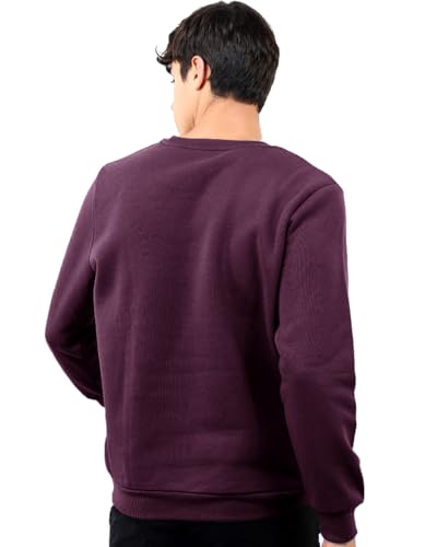Image of EYEBOGLER Men's Cotton Blend Round Neck Sweatshirt