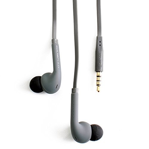 Boompods Bassline 3.5 Mm Jack In-Ear Earphones/Headphones With Mic, Play/Pause And Switch Track Functions (Grey) For Rs. 211 @ 58 %