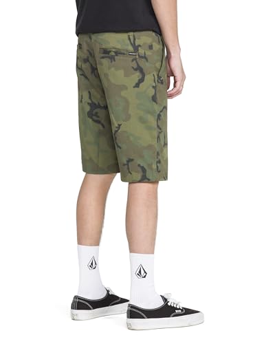 Image of Volcom Men's Vmonty Chino Shorts - 22 inch Outseam, Relaxed Fit, Durable Cotton Fabric
