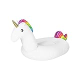 lacool Riesen aufblasbares Einhorn Badeinsel Luftmatratze Schwimmring 250 cm