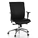 hjh OFFICE 600100 Sedia da ufficio/Sedia presidenziale MURANO 10 pelle nero, molto robusta, ergonomica, braccioli regolabili, schienale regolabile, elegante, meccanismo sincronizzato