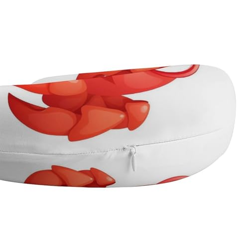 Almohada de viaje espuma viscoelástica tamaño mediano miniatura 4