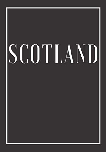 Scotland: A black decorative book for coffee tables, bookshelves and end tables: Stack "Country" decor books to add home decoration to bedrooms, ... own home or as an interior design savvy gift.