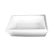 Kingston Brass VTAP663222L Aqua Eden 66-Inch Acrylic Alcove Tub with Left Hand Drain Hole, (L) x 32" (W) x 20-1/2" (D), White