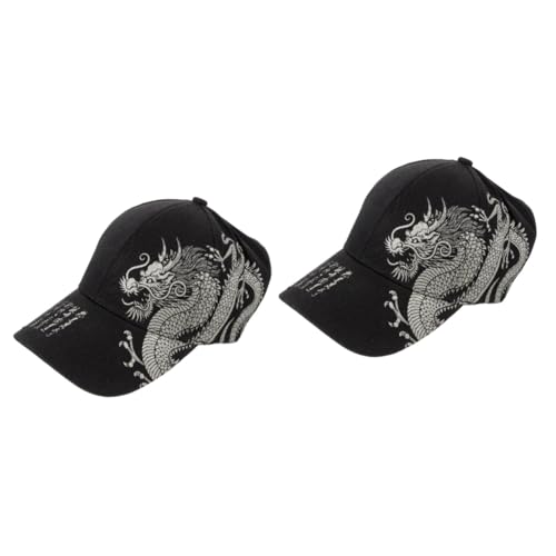 Chapeau de baseball à motif dragon casquette de sport outdoor soleil hommes femmes