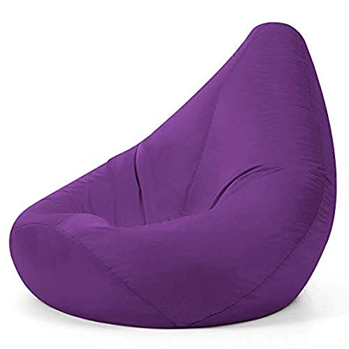 Puf Bazaar - Puf con Respaldo Alto, Color Morado, 118...