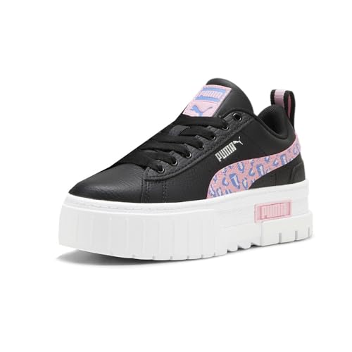 PUMA Kids Girls Mayze Wild Platform Sneakers Shoes Casual - Black2