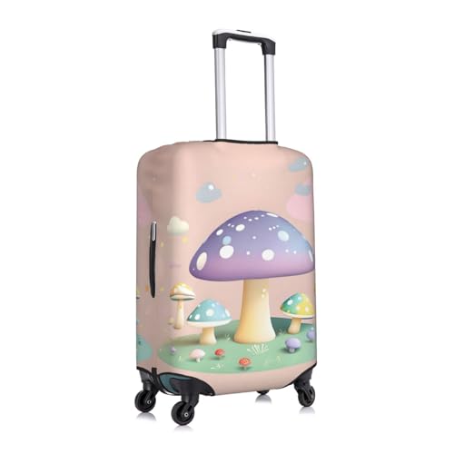 Luggage Suitcase Cover Protector, Printed Cartoon mushroom Luggage Covers for Suitcase, Baggage Covers Fits 18-32 Inch Luggage3