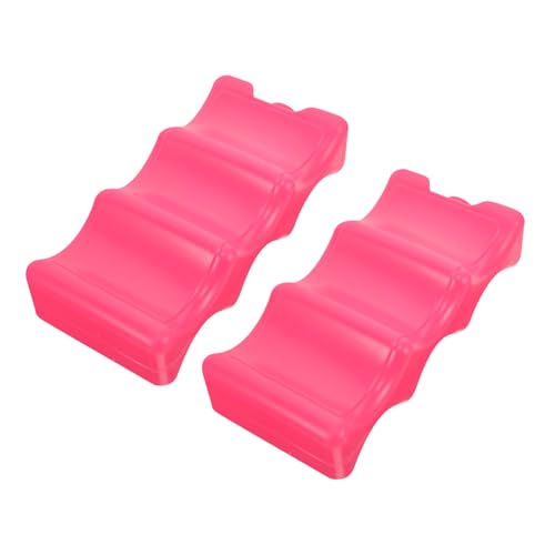 HANABASS 2Pcs Packs Ice Packs for Bottles Reusable Breastmilk Storage Ice Pack Durable Cooler for Breastfeeding Contoured Design for Optimal Cooling for Travel and Daycare