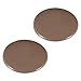uxcell 80mm Wall Protectors Self Adhesive Door Handle Bumper Guard Stopper Silicone Stop Brown 2pcs
