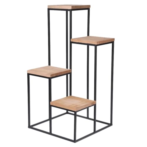 KOOPMANN Blumentreppe mit 4 Regalen 34x34x67cm (HxH) Pflanzenregal...