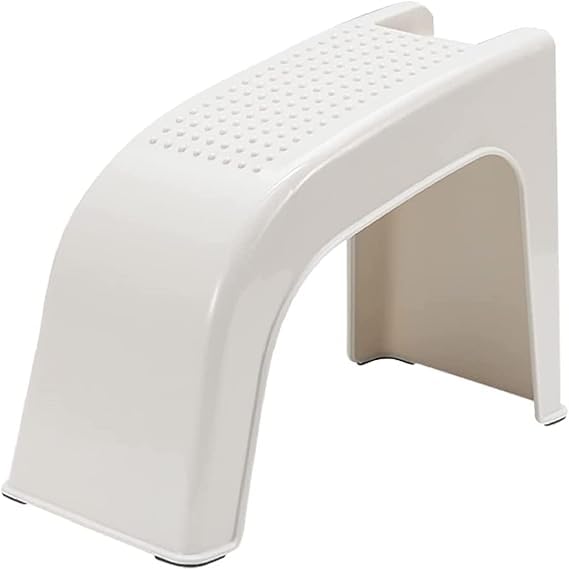 Shower Pedicure Chair with Footrest & Storage Non-Slip Footstool for Foot Care, Manicure & Pedicure Use Comfortable Foot Care Stool with Hidden Compartment for Home, Spa, or Salon Treatments