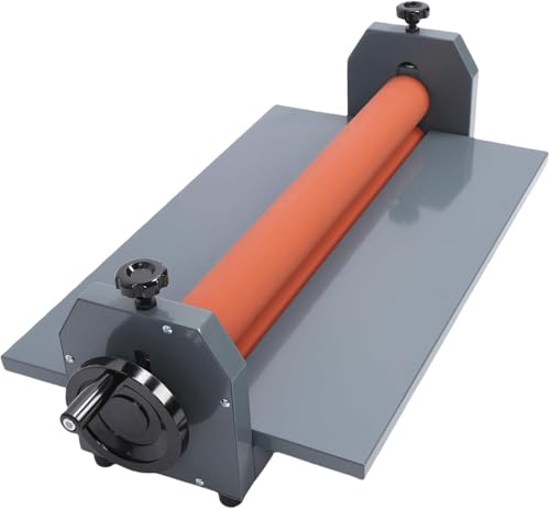 BOOZXCV Plastificadora Manual en frío de 65 cm, Robusta y Estable, Ideal para oficinas, escuelas, talleres de Manualidades y fábricas.