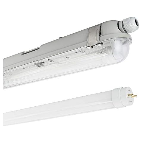 Lámpara LED resistente a la humedad T8, blanco neutro, 4000K Cover