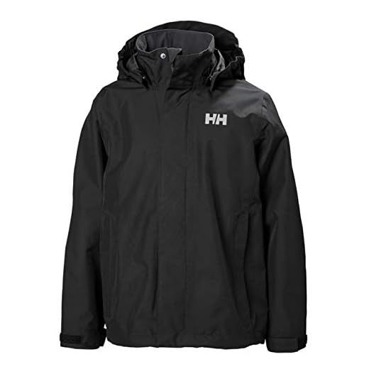 Helly Hansen unisex barn Jr Seven J jacka jacka Svart 12