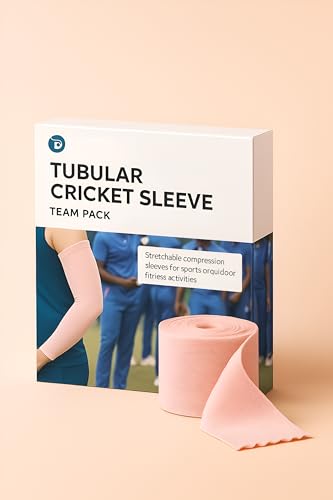 Image of Cotton Arm Sleeve For Cricket Tubular Cricket Sleeve Sun Protection Arm Sleeves For Men & Women 5M Roll