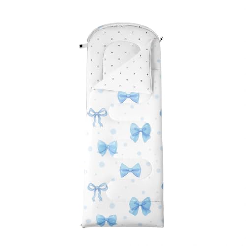 Bolsas de Dormir Feelyou para 3 Temporadas para Niños y Adultos, Impermeable, Ligera y Portátil con Saco de Compresión para Camping y Senderismo miniatura 4