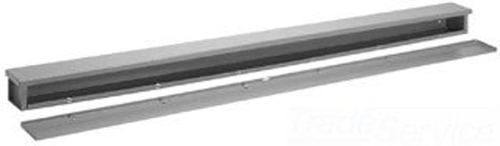 Hoffman A101024RT Wire Trough, NEMA 3R, Galvanized, Paint Finish, 10