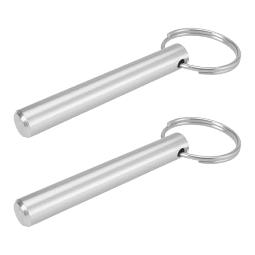 Be In Your Mind 2 Stück Schnellspannstifte Bolzen aus Edelstahl 316 mit Kugelverriegelung für Scharnierstifte Befestigungselemente für die Mechanische Industrie Fitnessgeräte 10x71x57mm