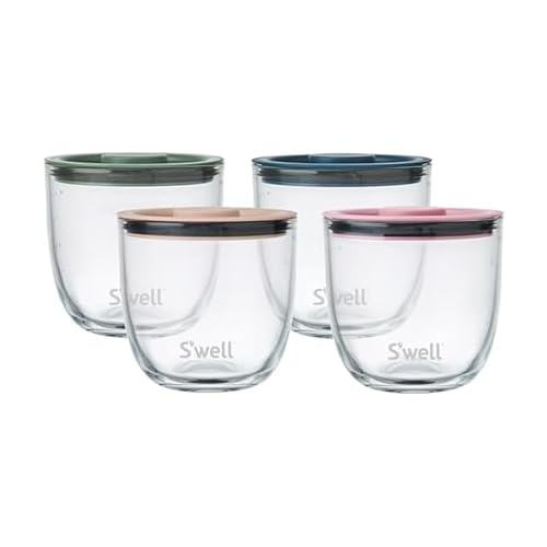 S'well Glass Prep Bowl Set of 4, 16oz, tempered glass
