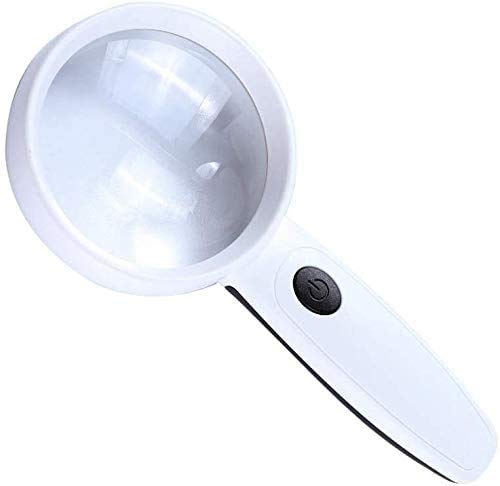Loupe de lecture éclairée grande taille Wisdom pour seniors