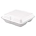 Dart 80HT3R Carryout Food Container, Foam, 3-Comp, White, 8 X 7 1/2 X 2 3/10, 200/carton