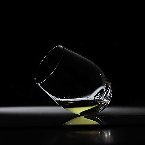 image for LUXU Stemless Wine Glasses(Set of 4)-20 oz,Clear Wine Cups for Red or 