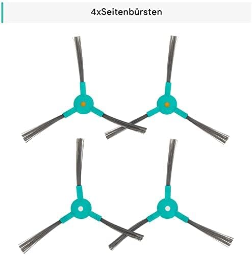Set of four Deenkee D40 robot vacuum side brushes.