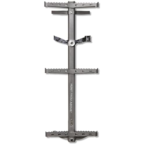 Image of Hawk Traction Climbing Stick, 20 Foot Tree Climbing Hunting Gear with Double Traction Grip, Hunting Accessories for Tree Stands, Deer Stands, & Blinds