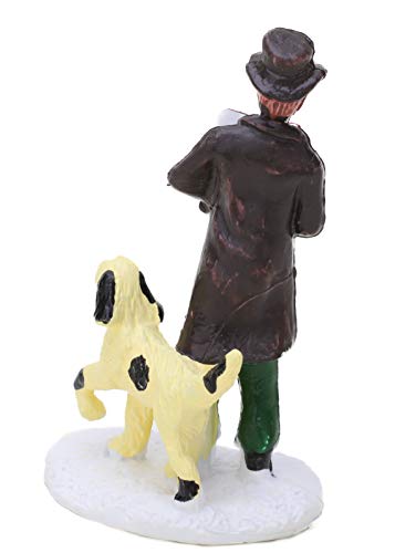 Toyland® Mini Resin Christmas Collectible Ornament - Village Scene Accessories - Xmas Figures (Gentleman Dog Walker 1.5 x 2.5 Inch) - Image 4