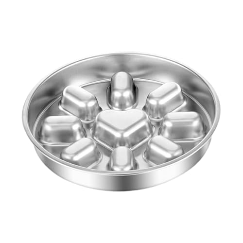 Sharplace Ciotola per Cani a Alimentazione, Ciotola Cane Slow Feeder, Mangiatoia Anti Ingozzamento in Acciaio Inox Adatta per Cani di Piccola E Media Taglia E Gatti, Diametro 23 Cm