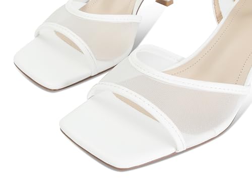 Image of SOVANYOU Mesh Kitten Heels for Women Strappy Sandals with Ankle Strap Comfort Summer Open Toe Heels for Dress