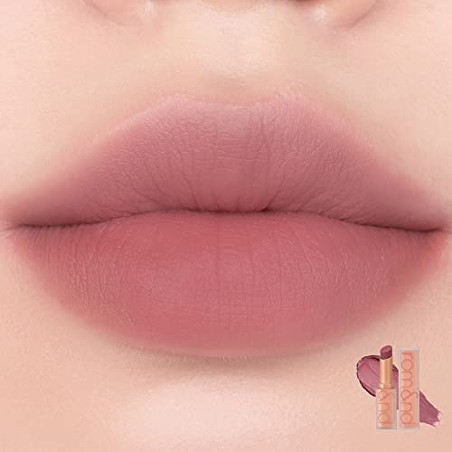 rom&nd ZERO MATTE LIPSTICK 22 MAUVE BEANS/Soft & Blurry, Creamy Texture, Trendy lips, K-Beauty, Nudy Lips, No wrinkly lips